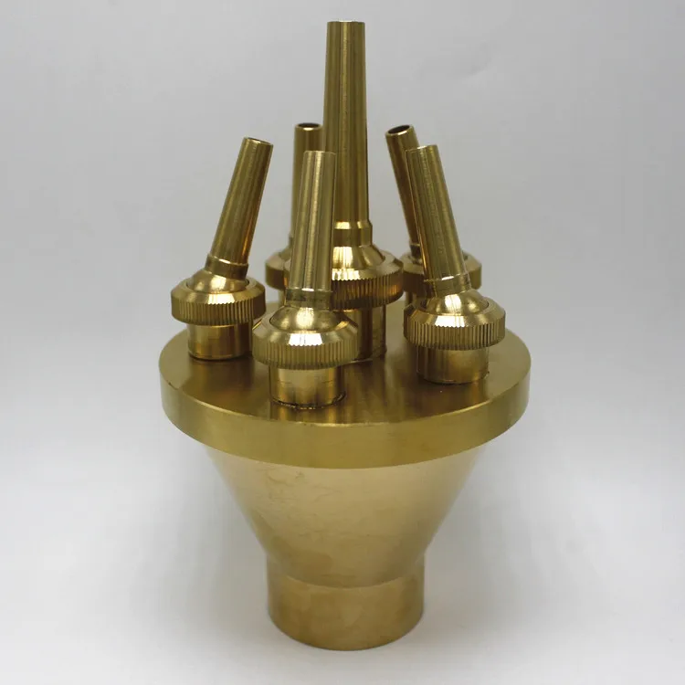 
 Насадка для фонтана, латунная Регулируемая струйная Распылительная насадка для садового пруда/озера, 1 дюйм, Прямая поставка с завода в Китае  