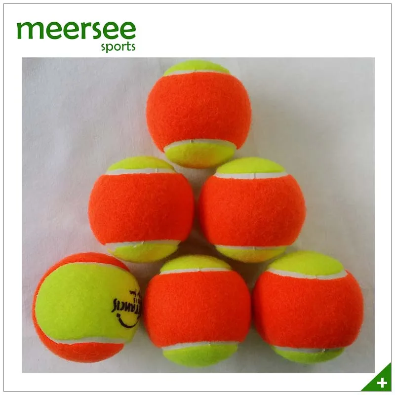 Orange & Yellow Standard 2.5 Inches Stage 2 personalized tennis ball