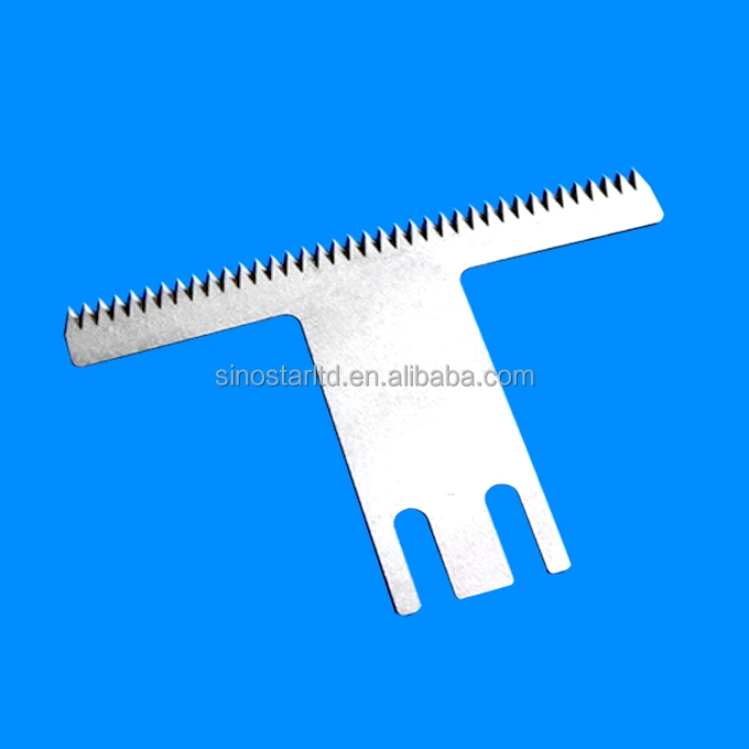 T-образная машина для упаковки из углеродистой стали, зубчатое режущее лезвие