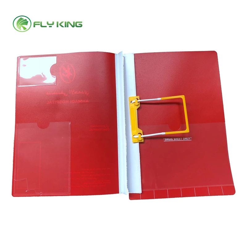 plastic clip for medical paper u clip with adhesive