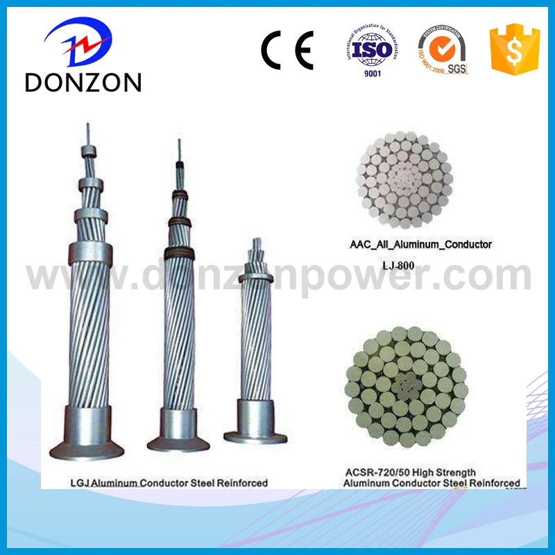  ACSR cable Overhead Conductor /galvanized steel strands for power