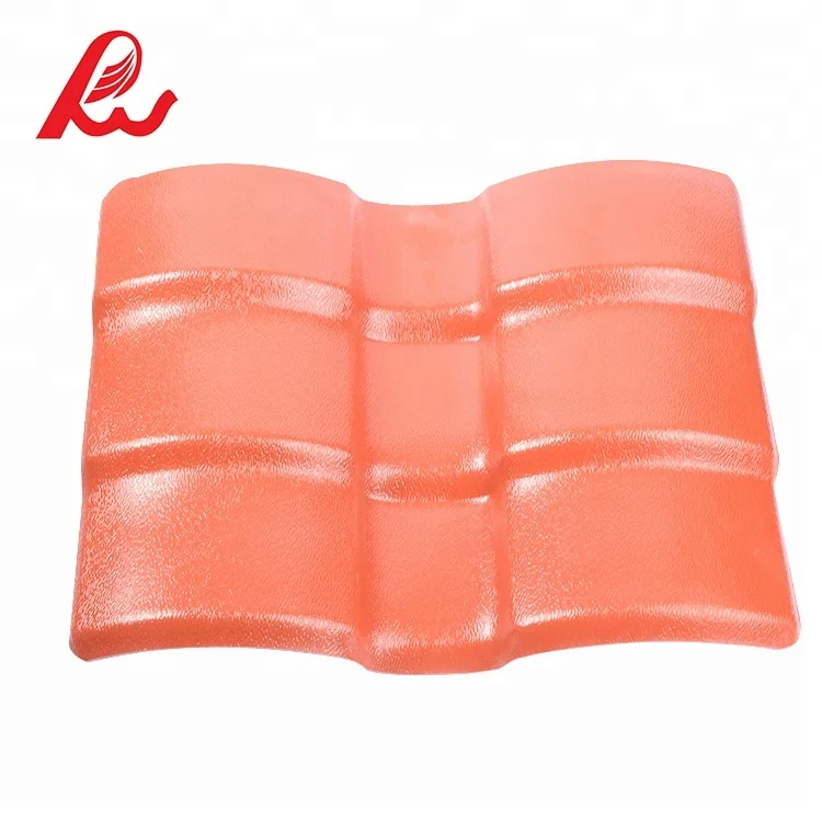 Colorful Plastic Synthetic Resin Roof Tiles / Roof Shingle For Villa