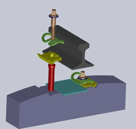 Железнодорожная система крепления для бетона/W14
