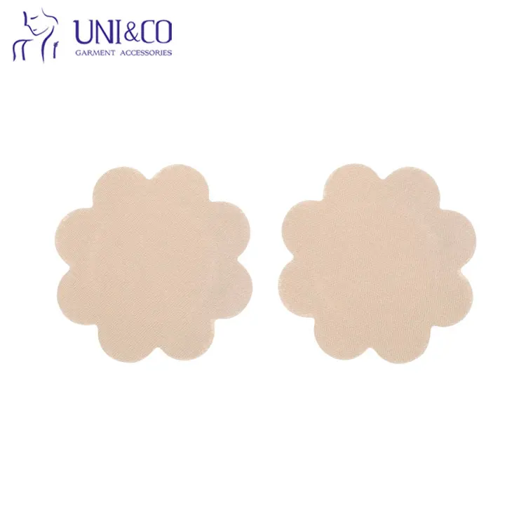 Fashion fake breast silicone bra insert with nipple