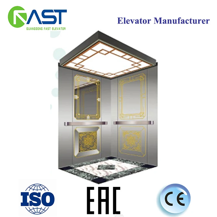 Electrical high speed outdoor passenger elevators with high performance
