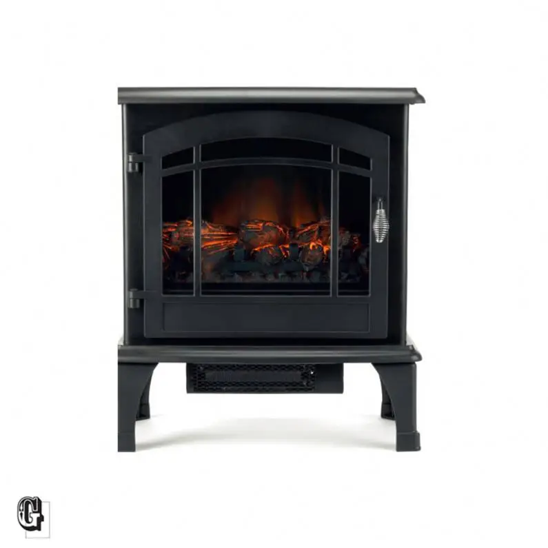 kamin konsole holz glass indoor used electric fireplace white with ERP