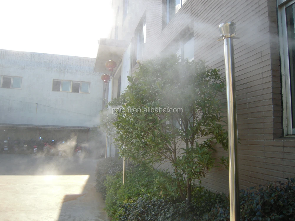 Water Spray Rack Fan Dispersed Multi-nozzle Multi-directional Atomizing Fan High-pressure Misting Fan CE Stainless Steel by Sea