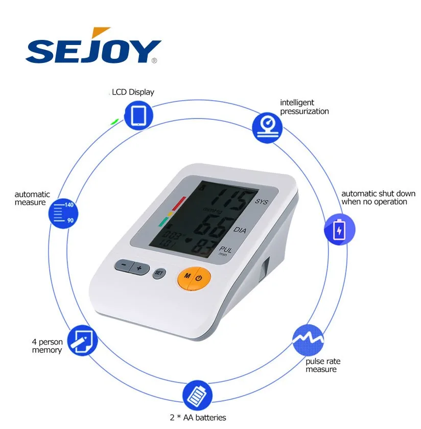 Best Price Daily Personal Health Measuring Instrument Arm Digital Blood Pressure Monitor Measuring Device