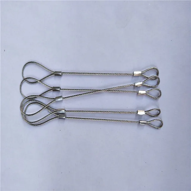 High Temperature Press Stainless Steel Wire Rope Sling For Crane