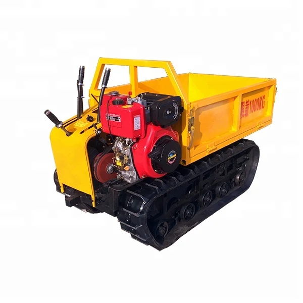 Mini  crawler  type mini dumper rubber track