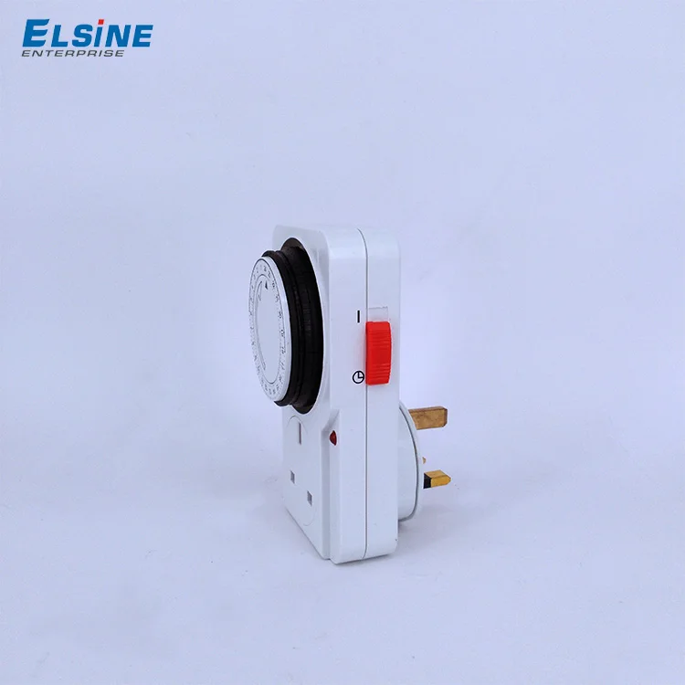 240V 13A TE-22A UK British type 24 Hours Digital Plug Time Mechanical Timer socket