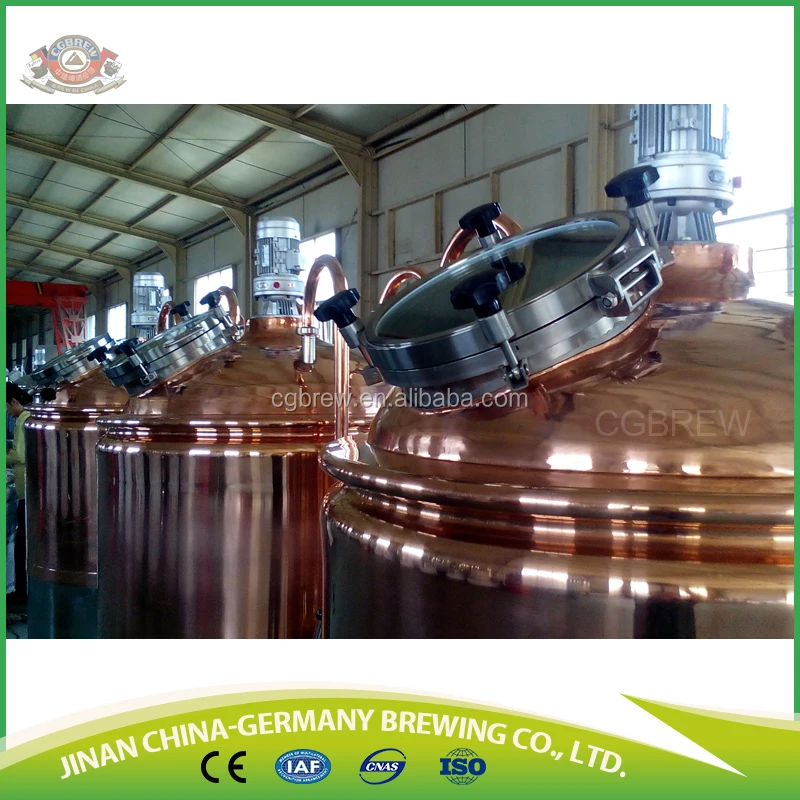 500L red copper brew kettle for sale used for brewpub restaurant or microbrewery
