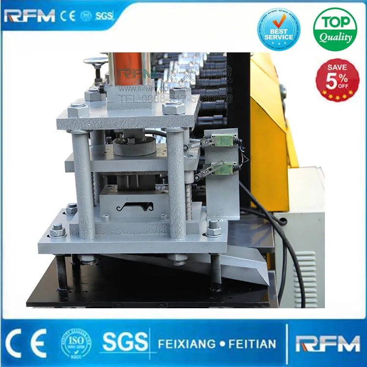 Steel Frame Shutter Door Gear Driven Rolling Forming Machinery Profile Roller Shutter Production Line