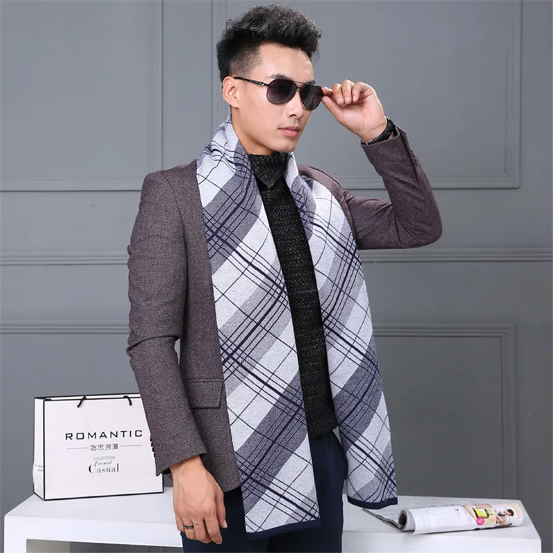 Мужской кашемировый шарф