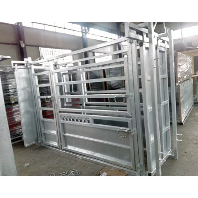 Сверхмощное порошковое покрытие для крупного рогатого скота со шкалой взвешивания