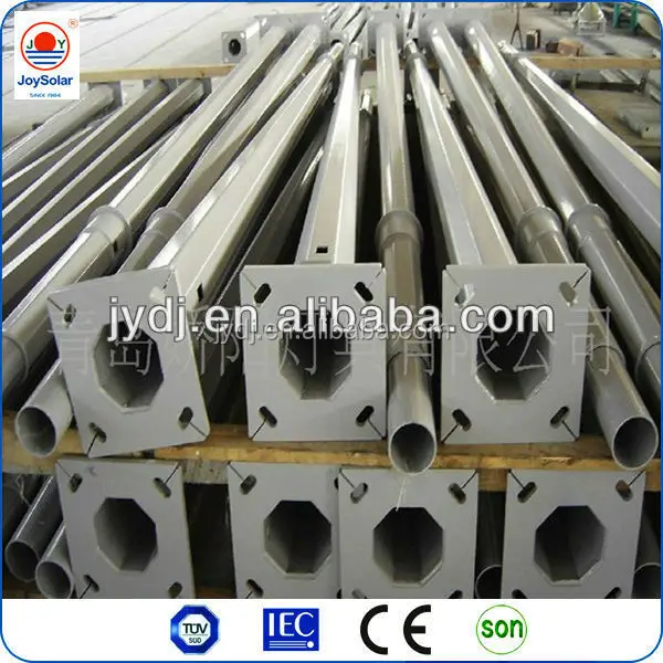 2015 hot sale galvanized pole for light price
