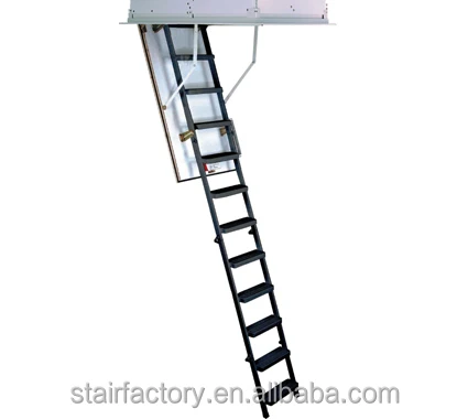 Fashion simple aluminum retractable stairs, loft stairs.L-211