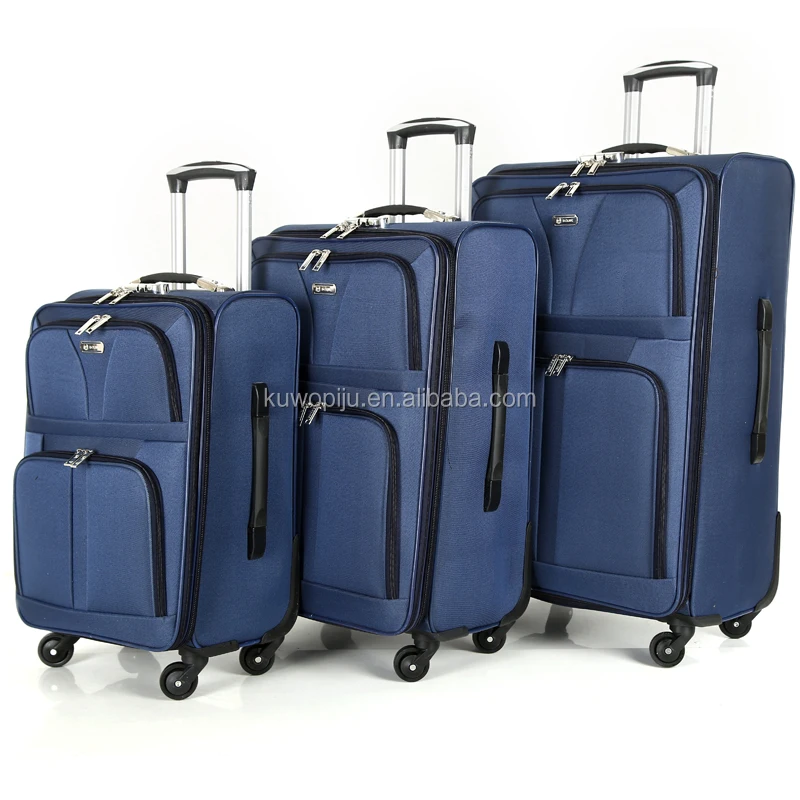 cheap polyester gift EVA travel luggage lightweight soft suitcase sets