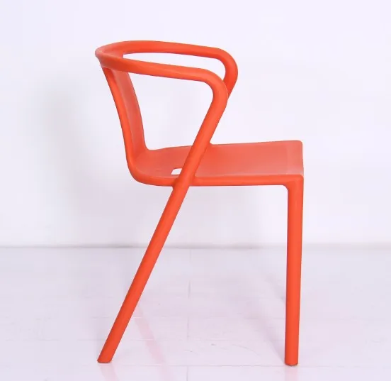 high quality modern plastic stackable arm chair for dining restaurant furniture