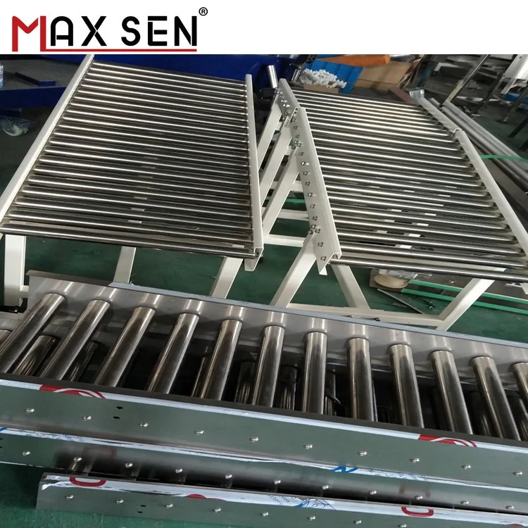 Gravity Roller Heavy Load Capacity Stainless steel  Roller Type Conveyor