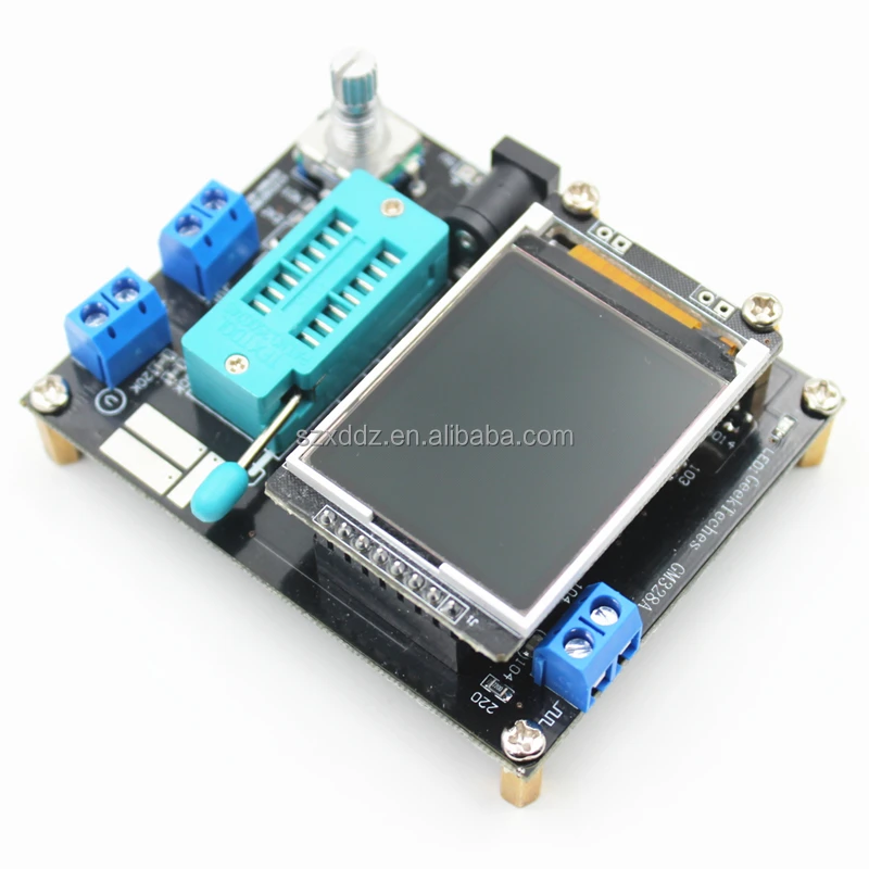 LCD GM328A Transistor Tester Diode Capacitance ESR Voltage Frequency Meter PWM Square Wave Signal Generator SMT Soldering