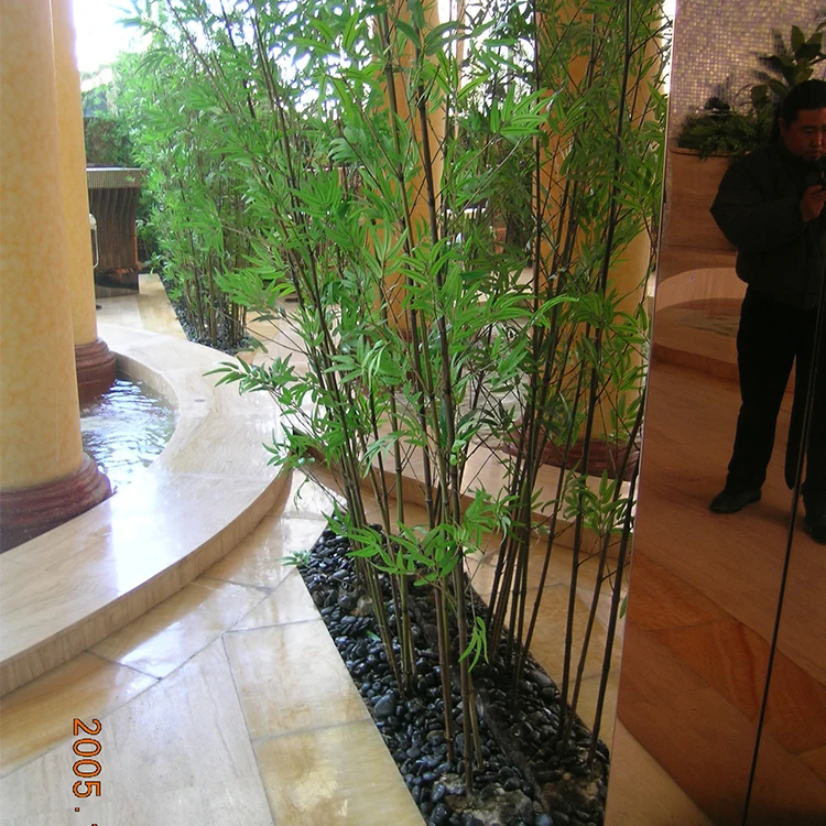 Realistic Decoration Artificial Indoor and Outdoor Decorative Trees Plastic Bamboo Fence