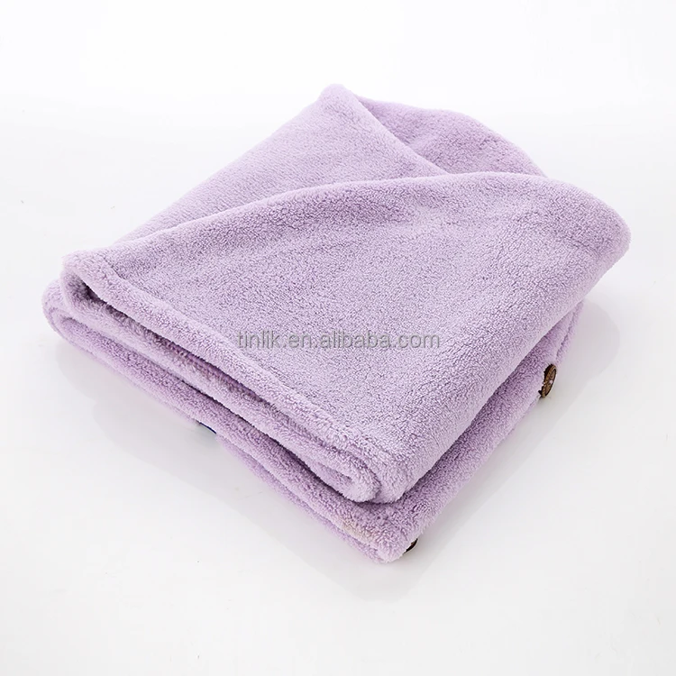 Микрофибра Горячая продажа волос сушки крышки, Красочные микрофибры волос сушки крышки для женщин