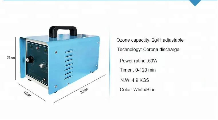 Ozone Generator For Improve Oxygen Content In The Air And Water