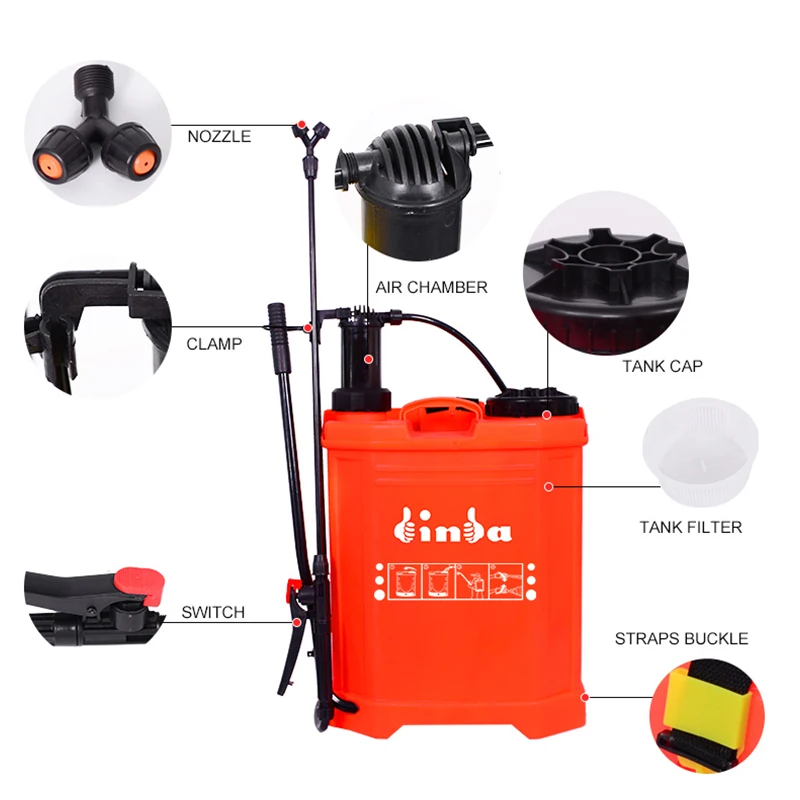Good Quality Binda 16L Plastic Knapsack Sprayer Agricultural Sprayer Knapsack Sprayer Hot Selling in Afghanistan