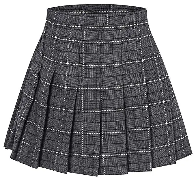 
Классическая плиссированная школьная форма для большой девочки, танцевальная юбка с бантом, платье для скутера со скрытыми шортами 