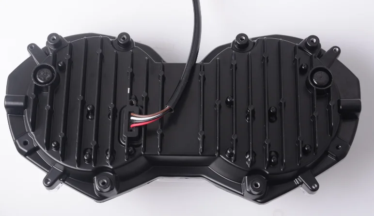 YongJin светодиодная фара для мотоцикла с ангелочками, сменная фара для мотоцикла tiger 800