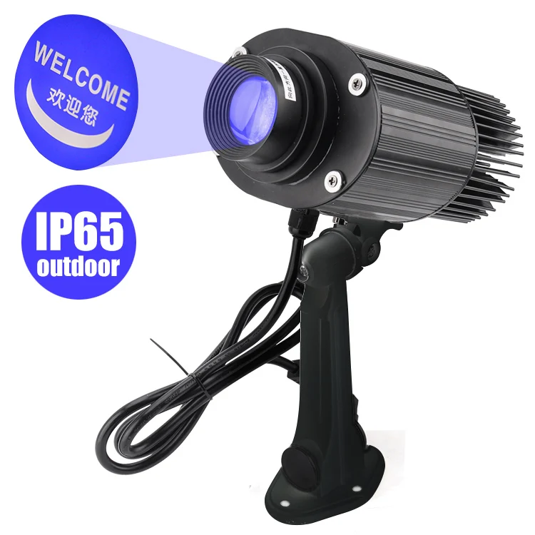 
High Quality 50w Waterproof Outdoor Advertising Led Mini LED Gobo Logo Projector 