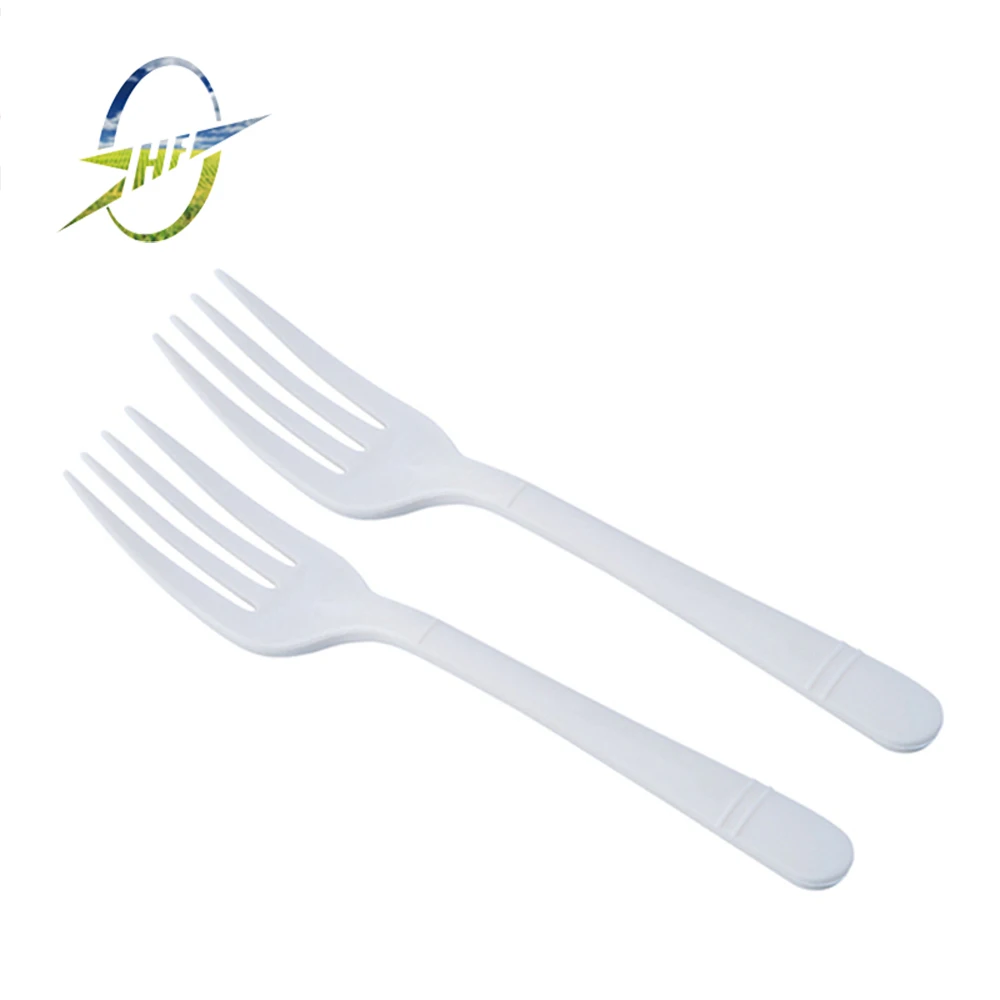 Disposable Corn Starch Eco-friend Fork Dinnerware PLA