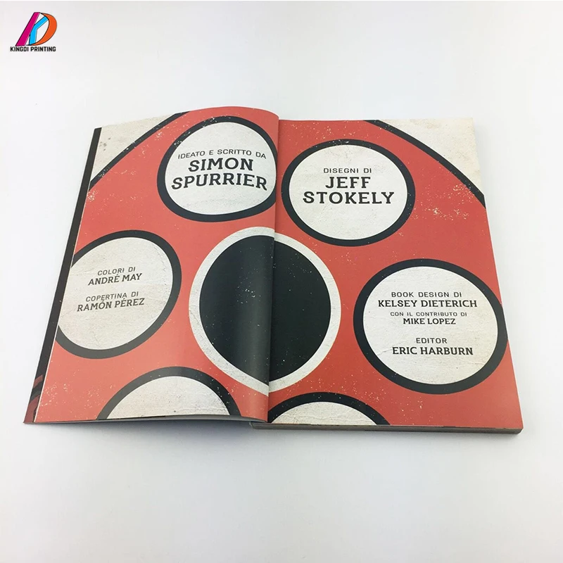 Custom Perfect Binding Coloring Painting Comic Book For Children