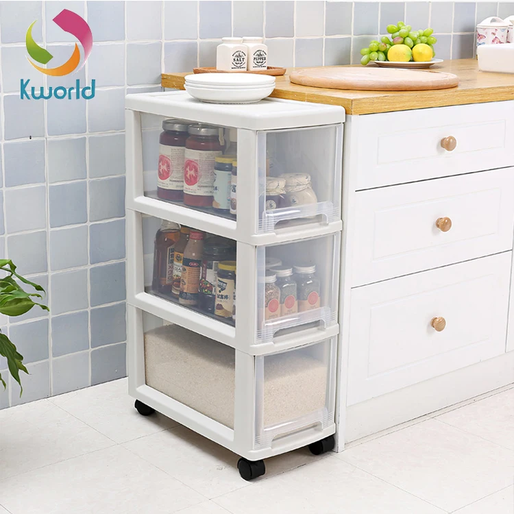 plastic storage drawers with wheels