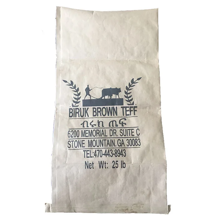 
Kraft Paper 25kg Cement Bag 50 kg Feed Bags Material For Packing Wheat Flour, PP Woven Flour Sack, Polypropylene Woven Bag 
