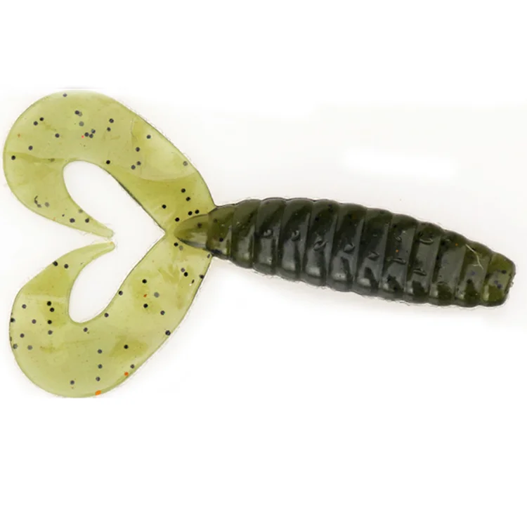 Hot sale high quality silica gel Two-tailed maggots fake fish bait