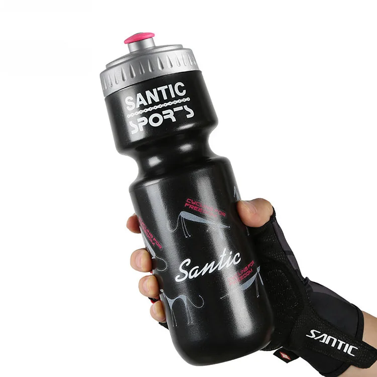 Santic Bicycle Water Bottle Portable Leak-Proof Cycling Water Bottle for MTB Road Bike Sport Drink Kettle 500ML