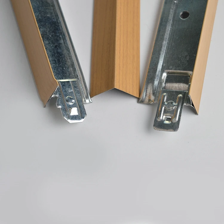 Wooden Ceiling T Grid wood design T-Bar for Suspended Ceiling