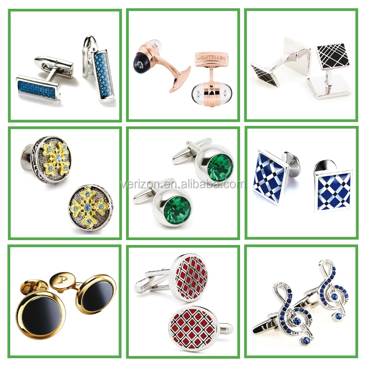 Factory customzied kinds of metal shirts cufflinks