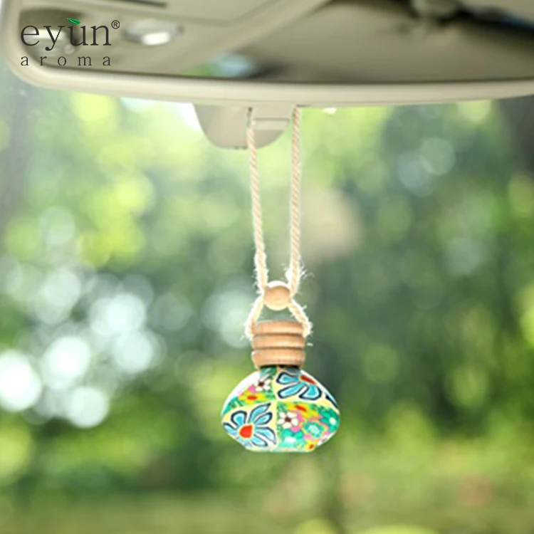 
Eyun F07 car fragrance glass bottle organic aromatic reed diffuser 