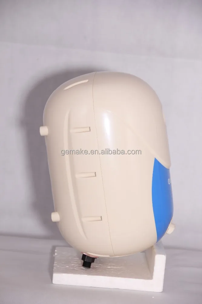 BIS certified Single weld line tech hot water heater 10L with plastic body