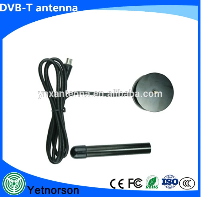 Лучшая Цена Автомобильный Цифровой DVB T T2 Приемник Спутникового ТЕЛЕВИДЕНИЯ Антенна с Усилителем Сигнала