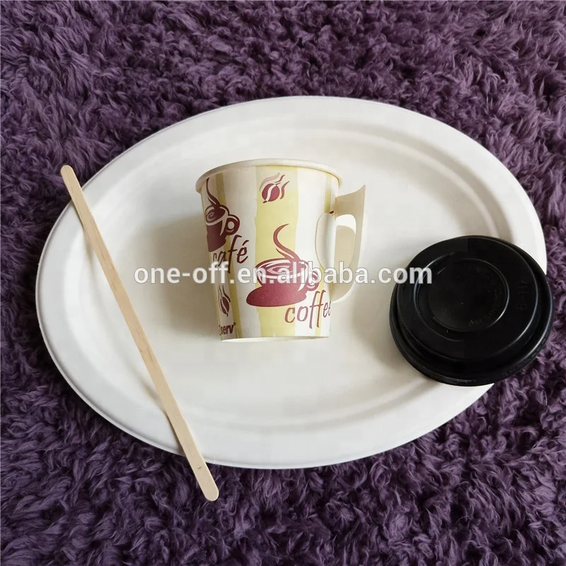 
Happy pack disposable Single wall dsign ice cream Paper Cup with handle 