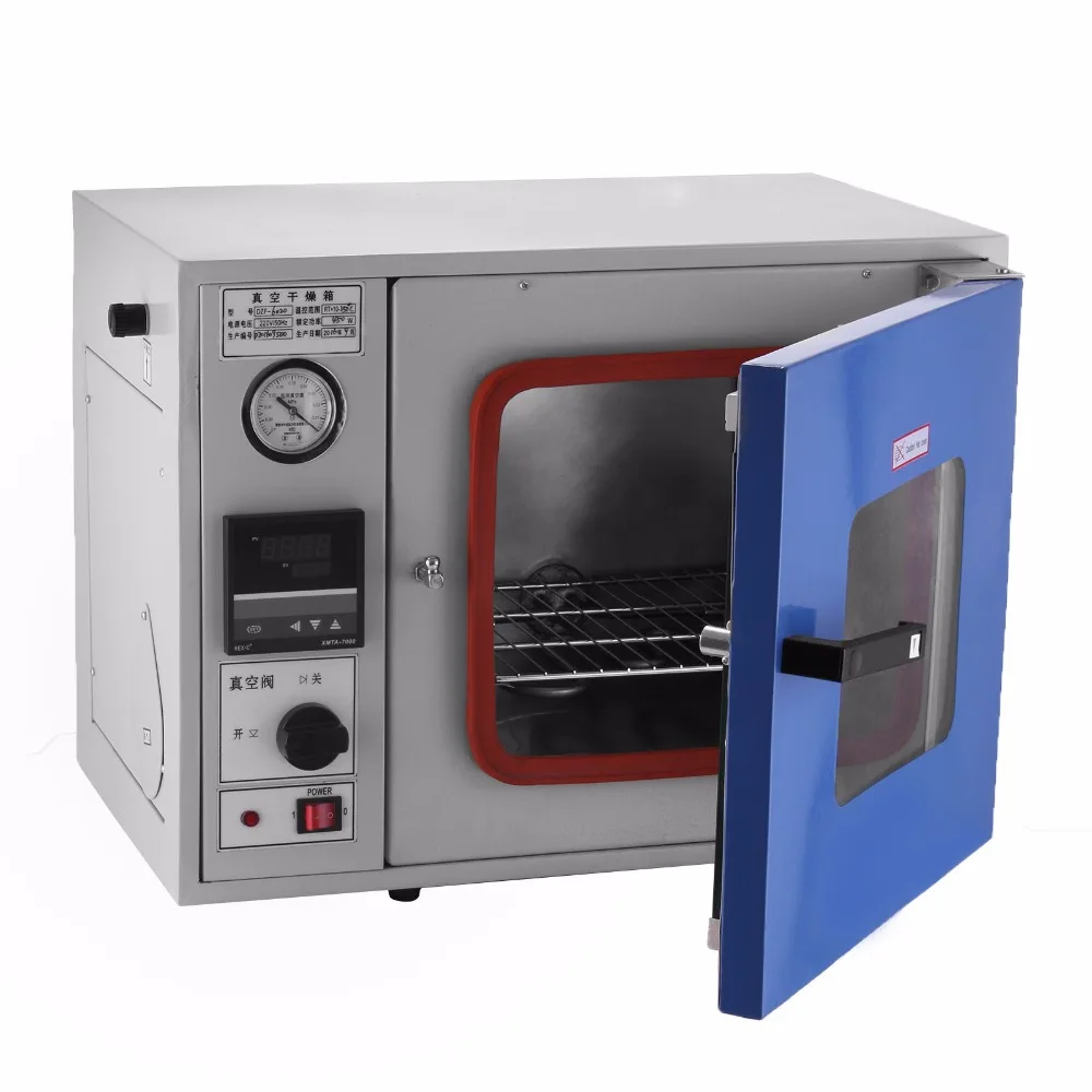 
0.9 Cu Ft 23L Vacuum Oven 9 to 480 Degassing Drying Oven Vacuum Level: 133 Pa (1 mmHg) Drying Sterilizing Oven 