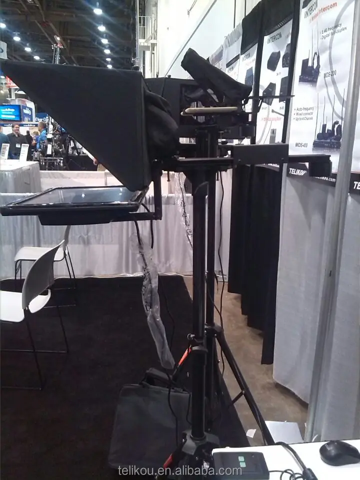 Digital SLR Video Camera studioTeleprompter wireless control