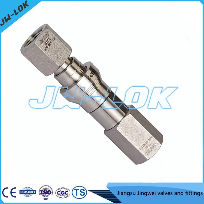 stainless steel hydraulic release water hose quick connector