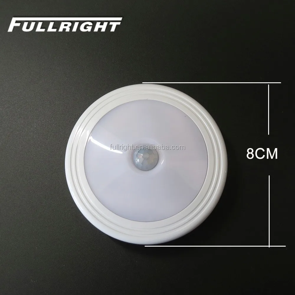 Long life easy careautomatic energy saving small battery operated   sensor led  stairs path wall night light