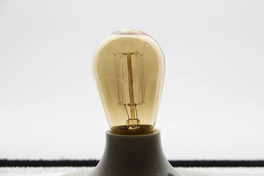 St45 25W 220V vintage tungsten retro Edison style filament lighting bulb