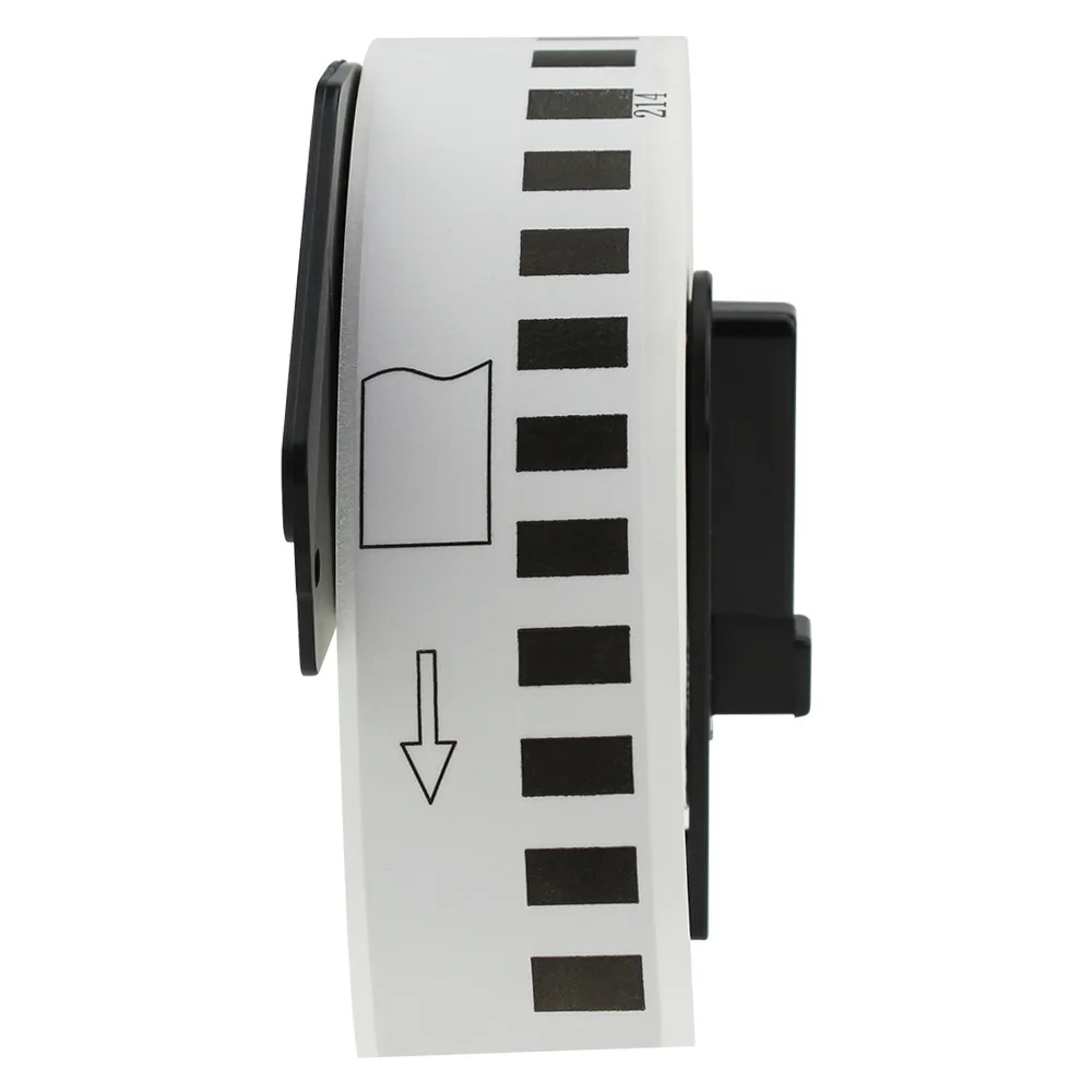 Ленты из белой бумаги непрерывной длины совместимые с этикеткой DK DK22214 DK2214 для Brother